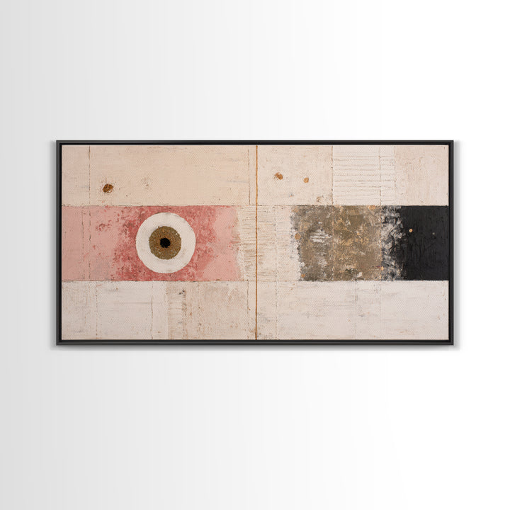 Minimal Eyes and Nose Composition Canvas Print, Line Art, Printable Art, Living Room Decor, Abstract Art, Line, LIN-2x1-58