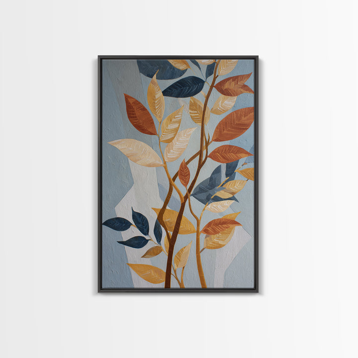 Botanical Branch Drawn Canvas Print, Line Art, Canvas Art, Living Room Decor, Fine Art, Line, Jesus Wall Art, Gallery Wall Art, LIN-2x3-11