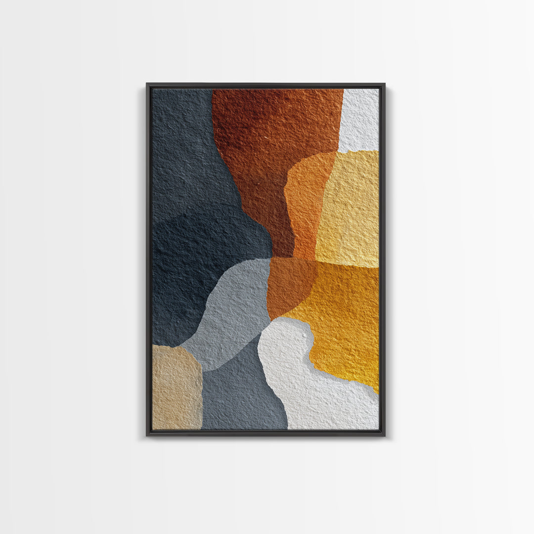 Minimal Nude Figure Framed Canvas Print, Line Art, Modern Art, Living Room Decor, Fine Art, Line, Neutral Decor, Fine Art Print, LIN-2x3-17