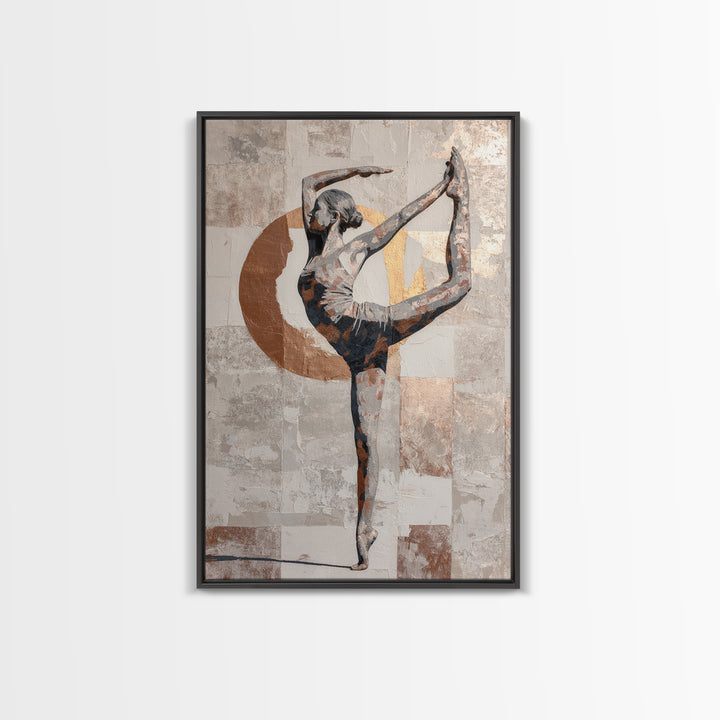 Single Line Yoga Pose Framed Canvas Print, Line Art, Boho Decor, Living Room Decor, Line, Minimalist Art, Modern Decor, LIN-2x3-25