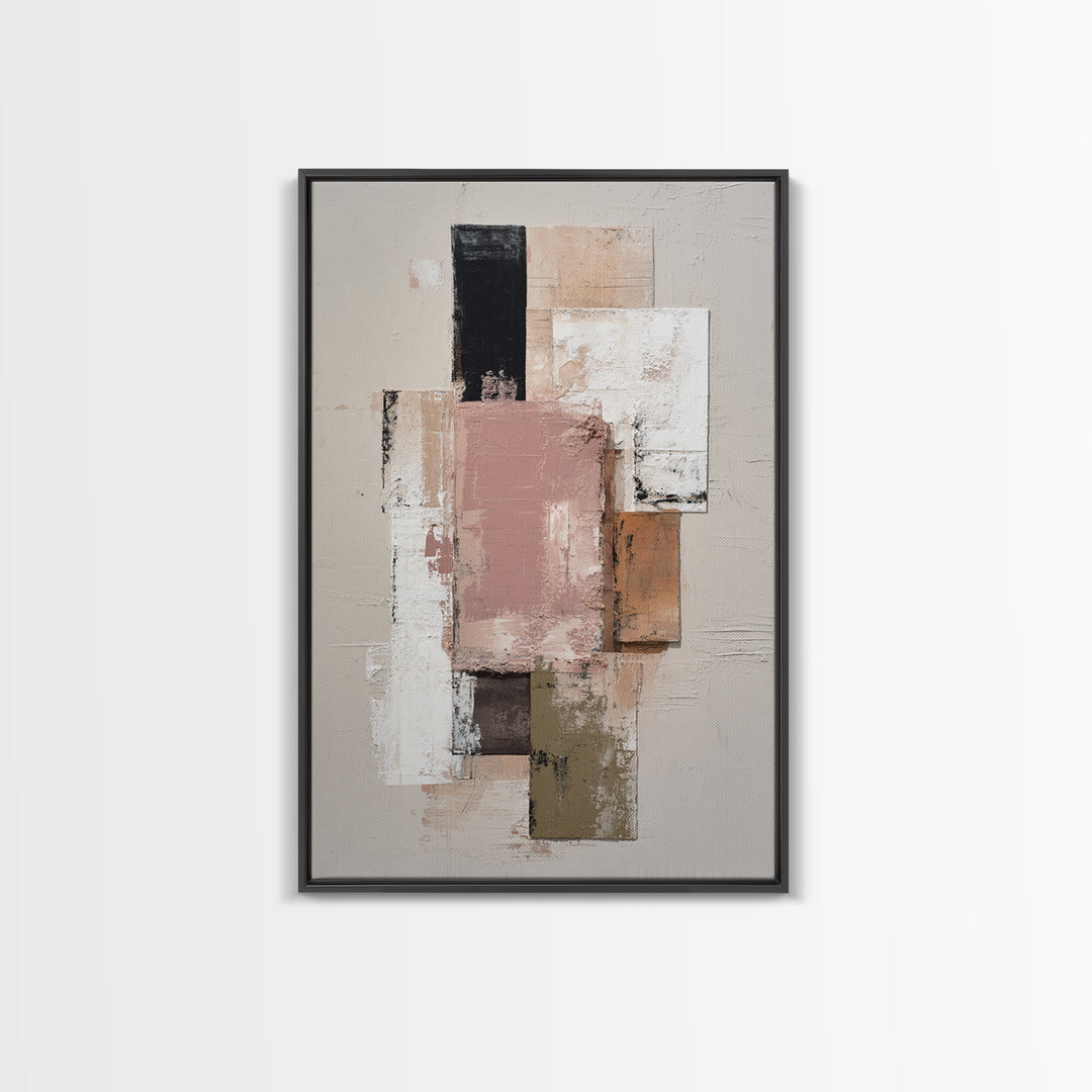 Minimal Nude Figure Canvas Print, Line Art, Gallery Wall Set, Living Room Decor, Fine Art, Line, Textured Painting, LIN-2x3-65