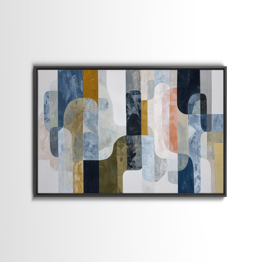 Two Hands Nearly Touching Canvas Print, Line Art, Luxury Decor, Living Room Decor, Abstract Art, Line, Printable, LIN-3x2-33