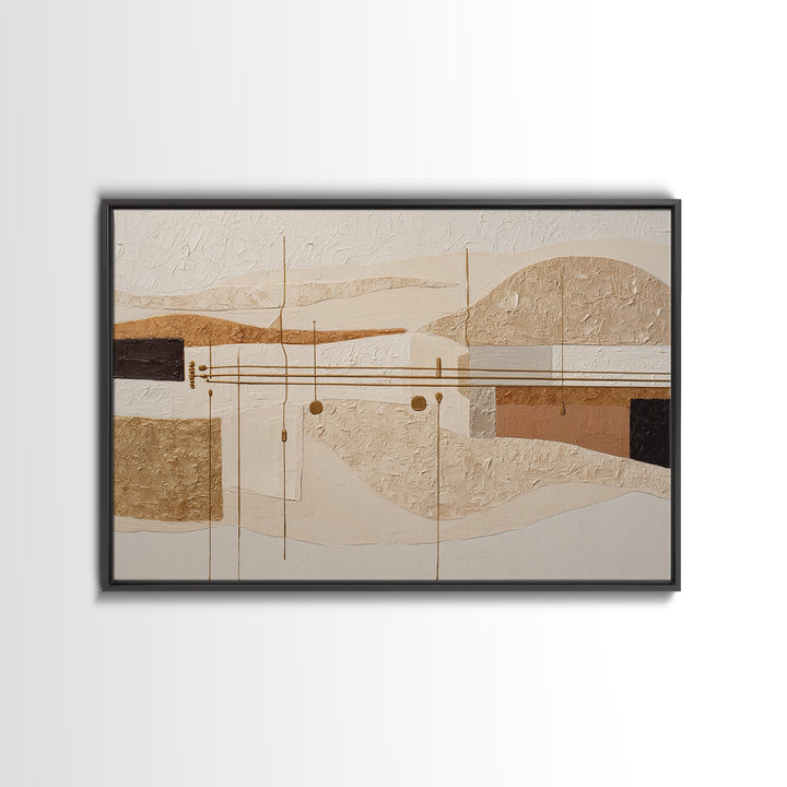 Single Line Violin and Bow Canvas Print, Line Art, Living Room Wall Art, Living Room Decor, Abstract Art, Line, LIN-3x2-75