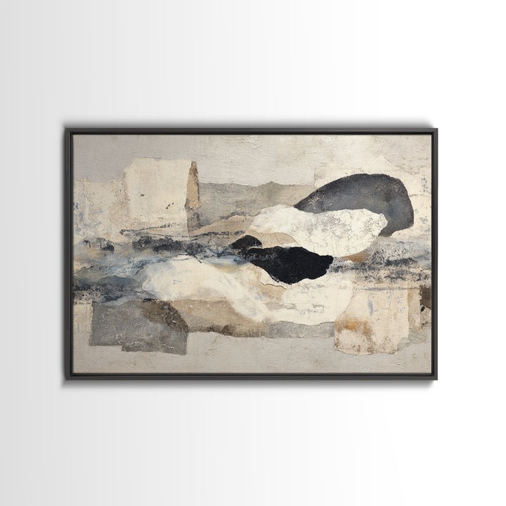 Abstract Lips and Hand Fashion Sketch Canvas Print, Line Art, Neutral Decor, Living Room Decor, Fine Art, Line, Wall Decor, LIN-3x2-94