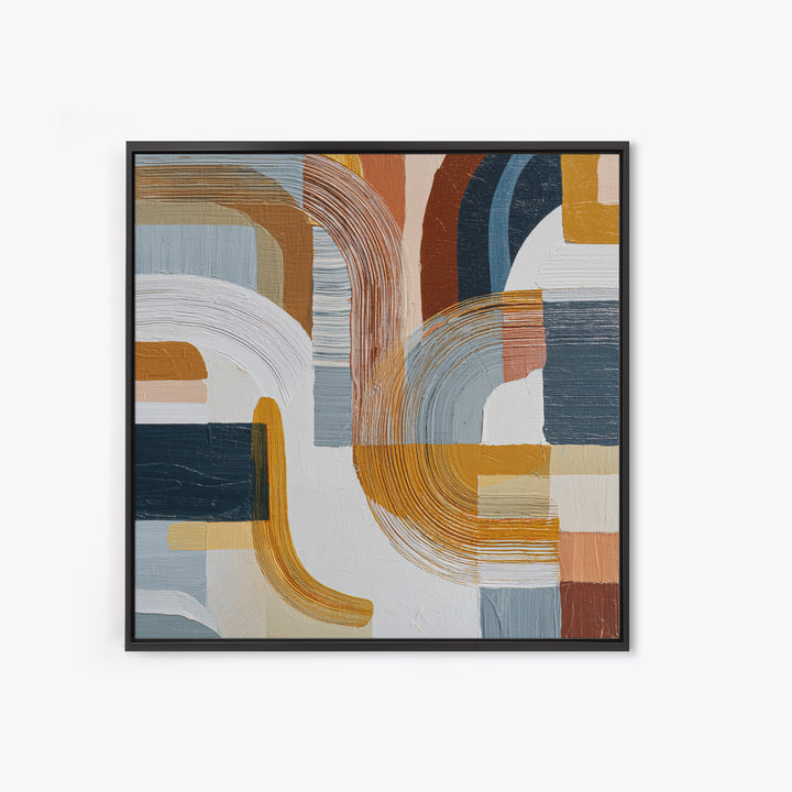 Large Statement Abstract Framed Canvas Print, Living Room Art, Modern Decor, Living Room Decor, Abstract Art, Living, LIR-1x1-1