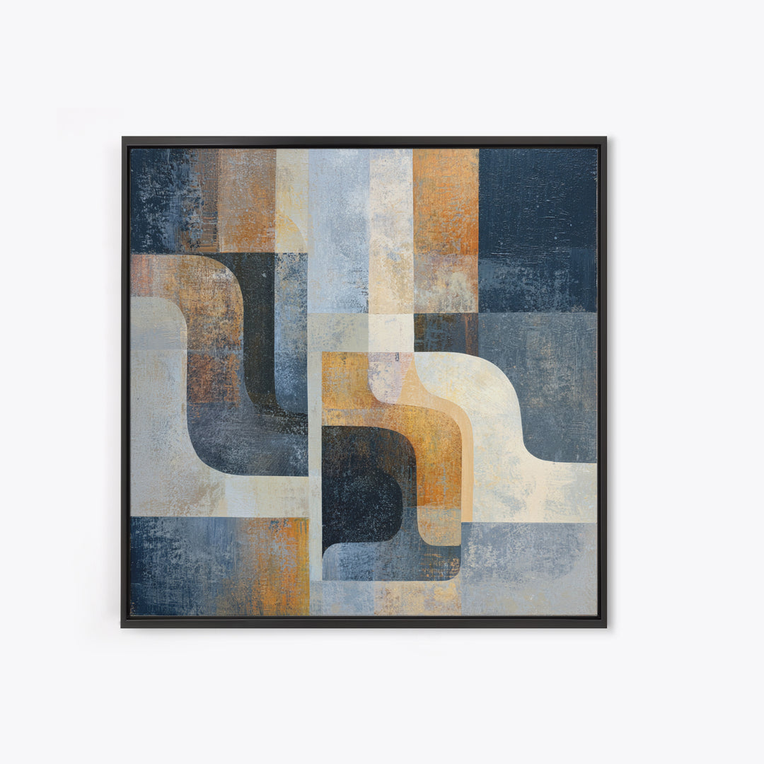 Monochrome Stone Texture Abstraction Canvas Print, Living Room Art, Luxury Decor, Living Room Decor, Abstract Art, Living, LIR-1x1-69