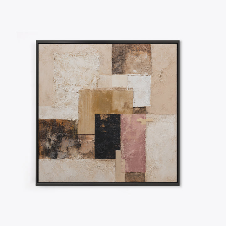 Textured Plaster Abstract Canvas Print, Living Room Art, Art, Living Room Decor, Fine Art, Living, Art Nouveau, Abstract Art, LIR-1x1-77