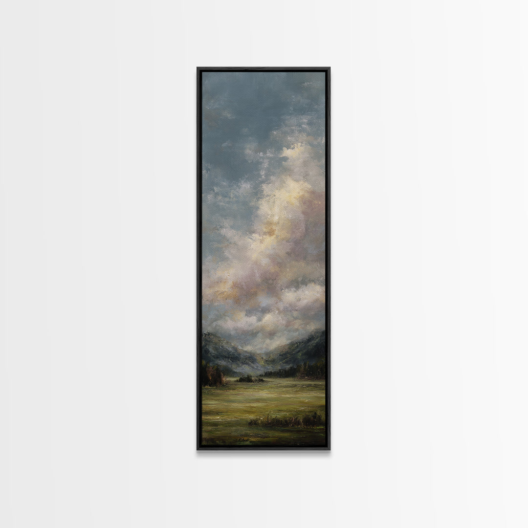 Quiet Meadow Landscape Canvas Print, Living Room Art, Bedroom Decor, Living Room Decor, Fine Art, Living, Bedroom Wall Art, LIR-1x3-11
