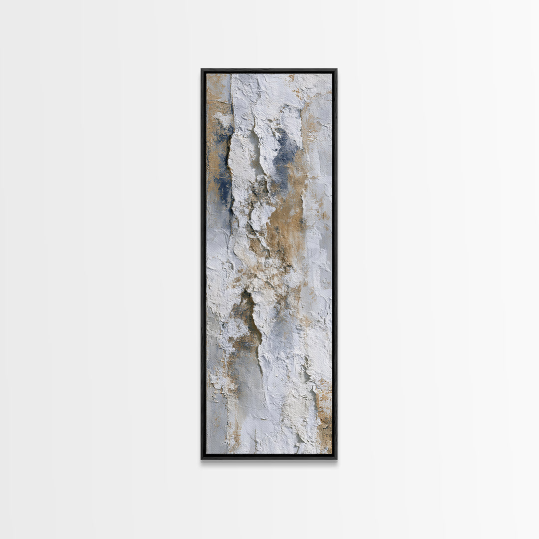 Textured Plaster Abstract Canvas Print, Living Room Art, Art, Living Room Decor, Fine Art, Living, Art Nouveau, Abstract Art, LIR-1x3-17