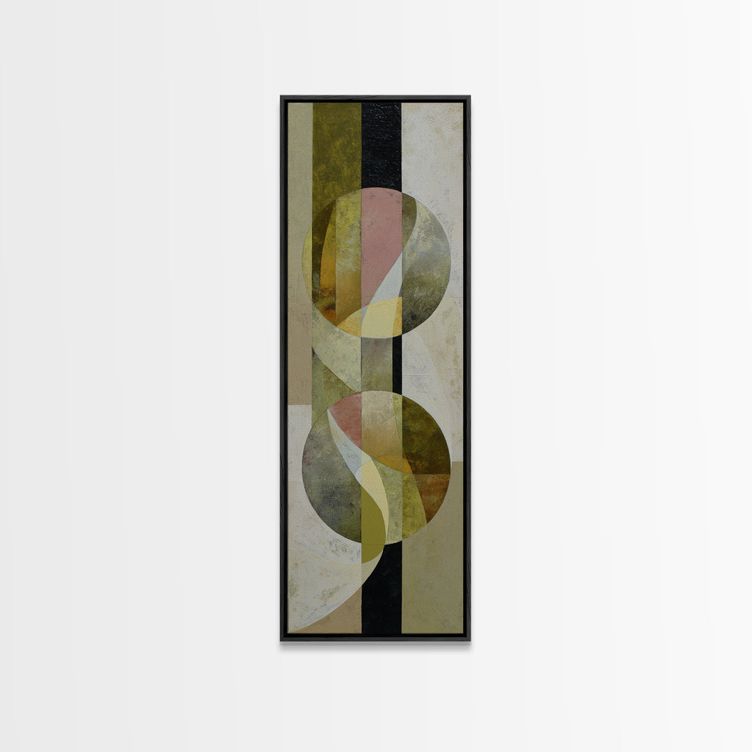 Abstract Organic Shapes Canvas Print, Living Room Art, Art Nouveau, Living Room Decor, Abstract Art, Living, Modern Wall Art, LIR-1x3-27
