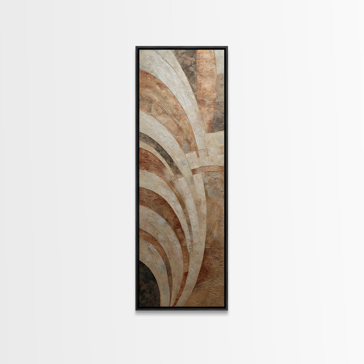 Textured Plaster Abstract Canvas Print, Living Room Art, Oversized Wall Art, Living Room Decor, Abstract Art, Living, LIR-1x3-41