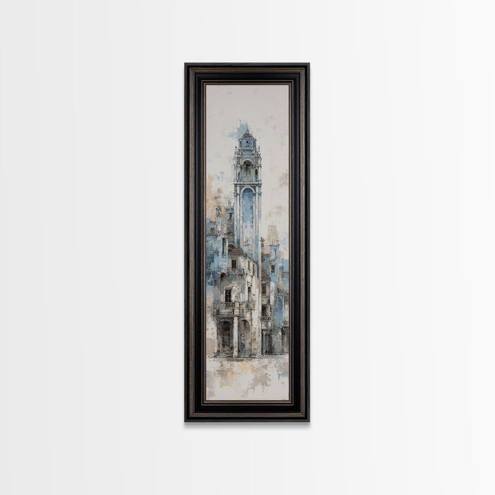 Black and White Architectural Arch Composition Canvas Print, Living Room Art, New Home Gift, Living Room Decor, Living, LIR-1x3-43