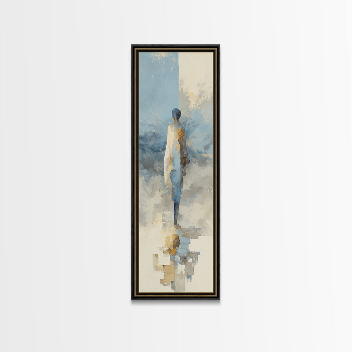 Oversized Line Figure Canvas Print, Living Room Art, Fine Art Print, Living Room Decor, Oil Painting, Living, Wall Decor, LIR-1x3-5