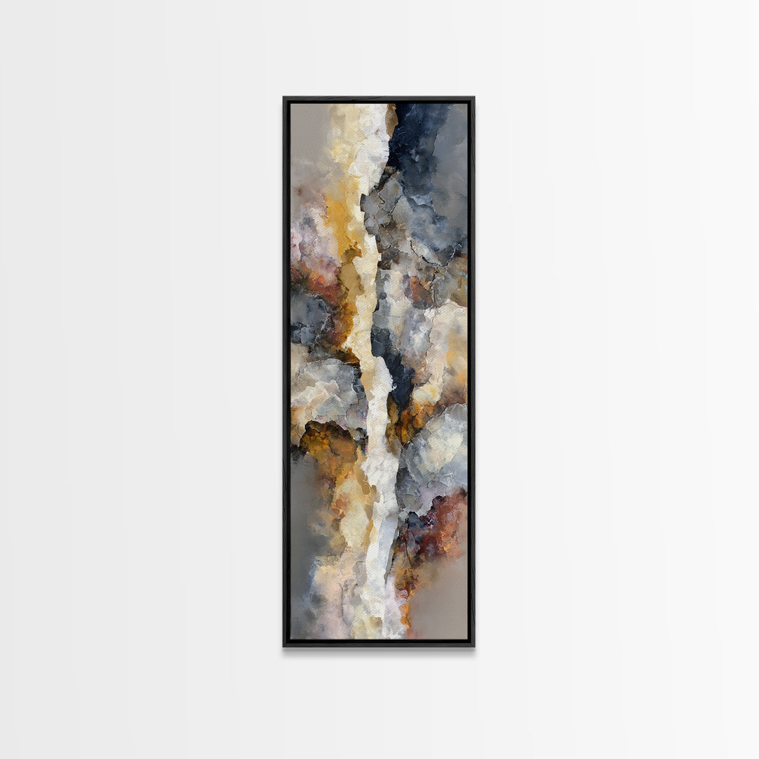Large Statement Abstract Framed Canvas Print, Living Room Art, Painting, Living Room Decor, Abstract Art, Living, Bedroom Decor, LIR-1x3-61