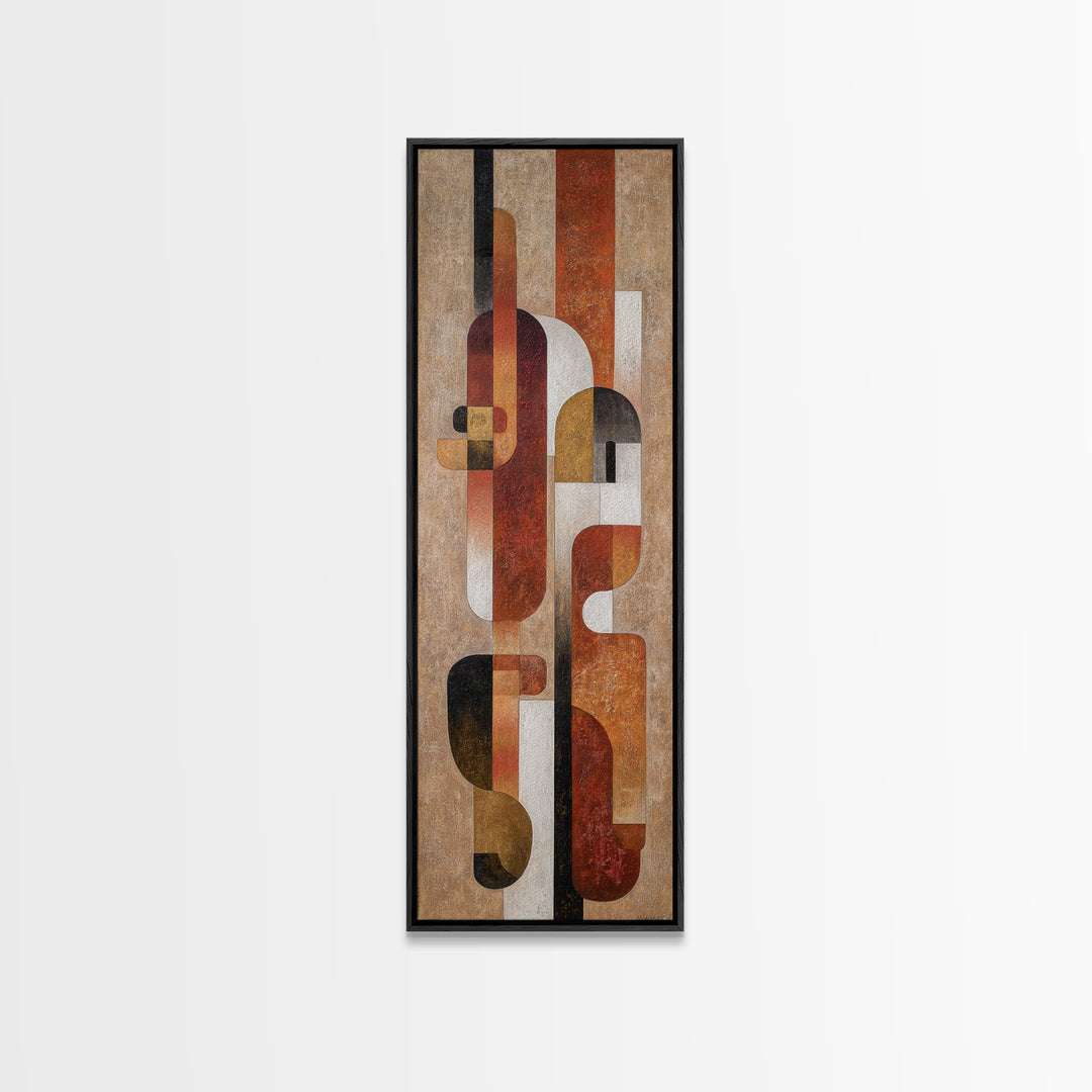 Large Statement Abstract Canvas Print, Living Room Art, Mid Century Modern, Living Room Decor, Abstract Art, Living, LIR-1x3-85