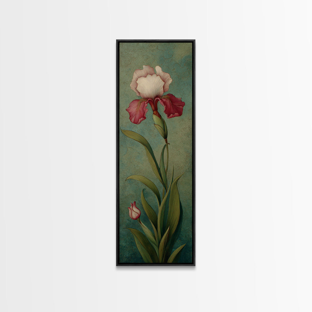 Botanical Vase Painting Canvas Print, Living Room Art, Living Room Decor, Watercolor Art, Living, Oil Painting, LIR-1x3-86