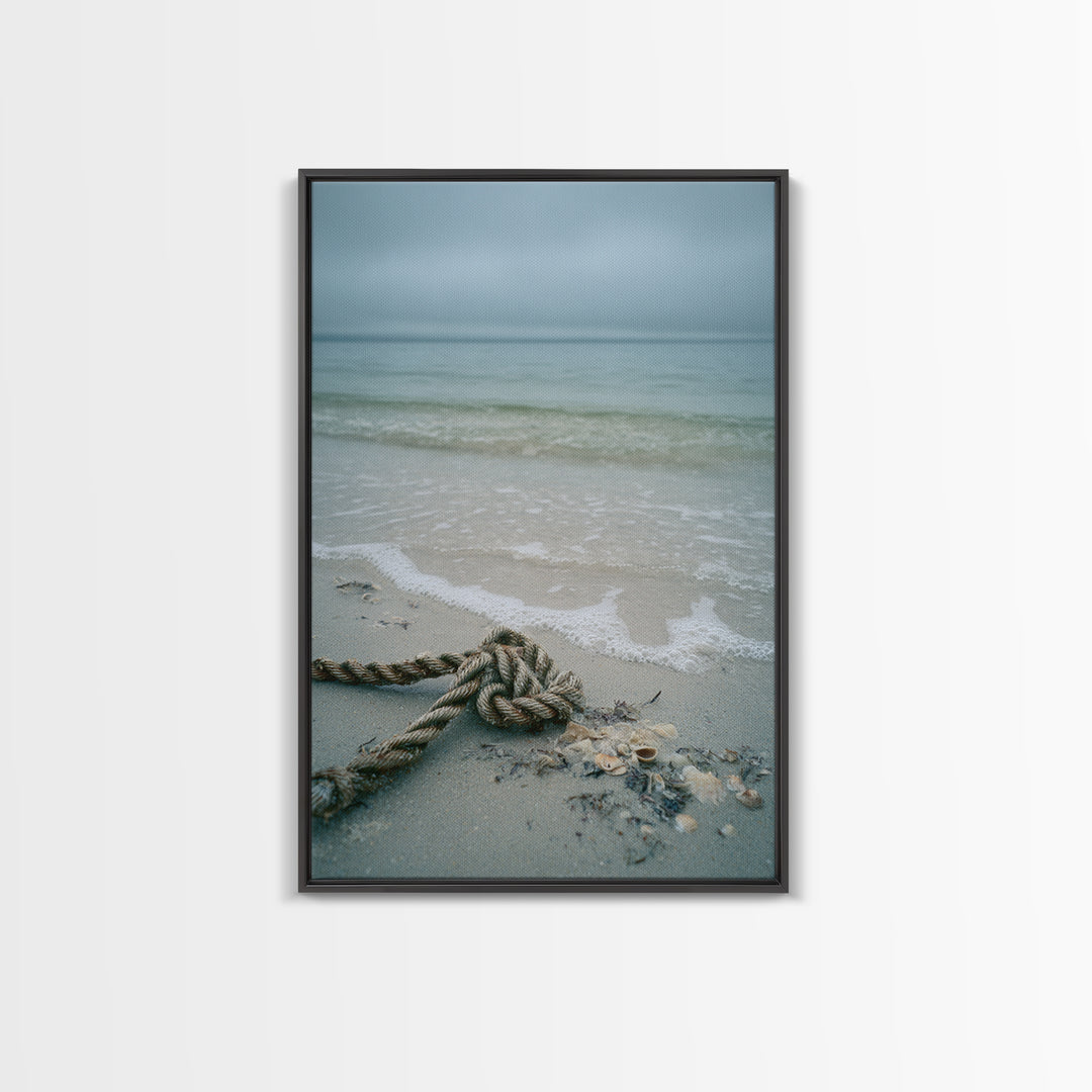 Moody Seascape for Dramatic Focal Point Canvas Print, Living Room Art, Wall Art, Living Room Decor, Oil Painting, Living, LIR-2x3-14