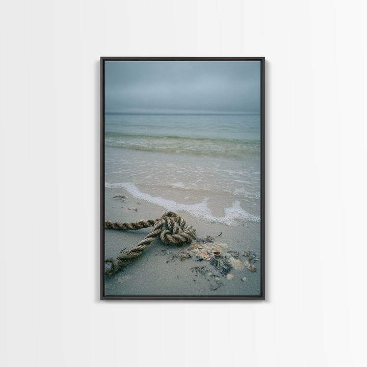 Moody Seascape for Dramatic Focal Point Canvas Print, Living Room Art, Wall Art, Living Room Decor, Oil Painting, Living, LIR-2x3-14