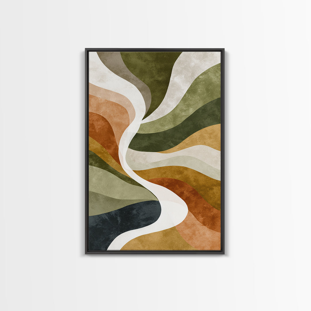 Abstract Organic Shapes Canvas Print, Living Room Art, Art Print, Living Room Decor, Abstract Art, Living, New Home Gift, LIR-2x3-23