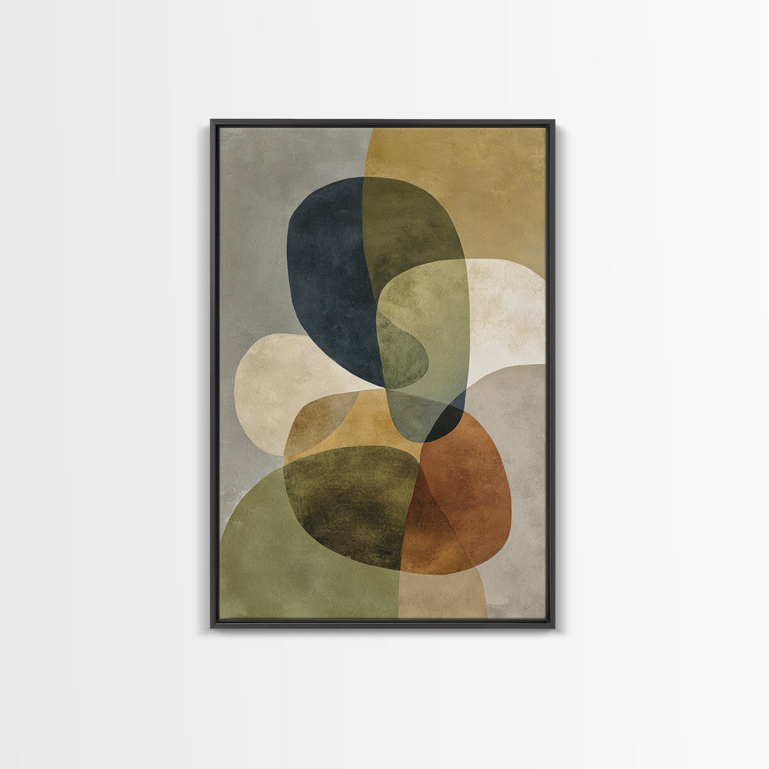 Abstract Organic Shapes Canvas Print, Living Room Art, Bedroom Wall Art, Living Room Decor, Abstract Art, Living, LIR-2x3-95