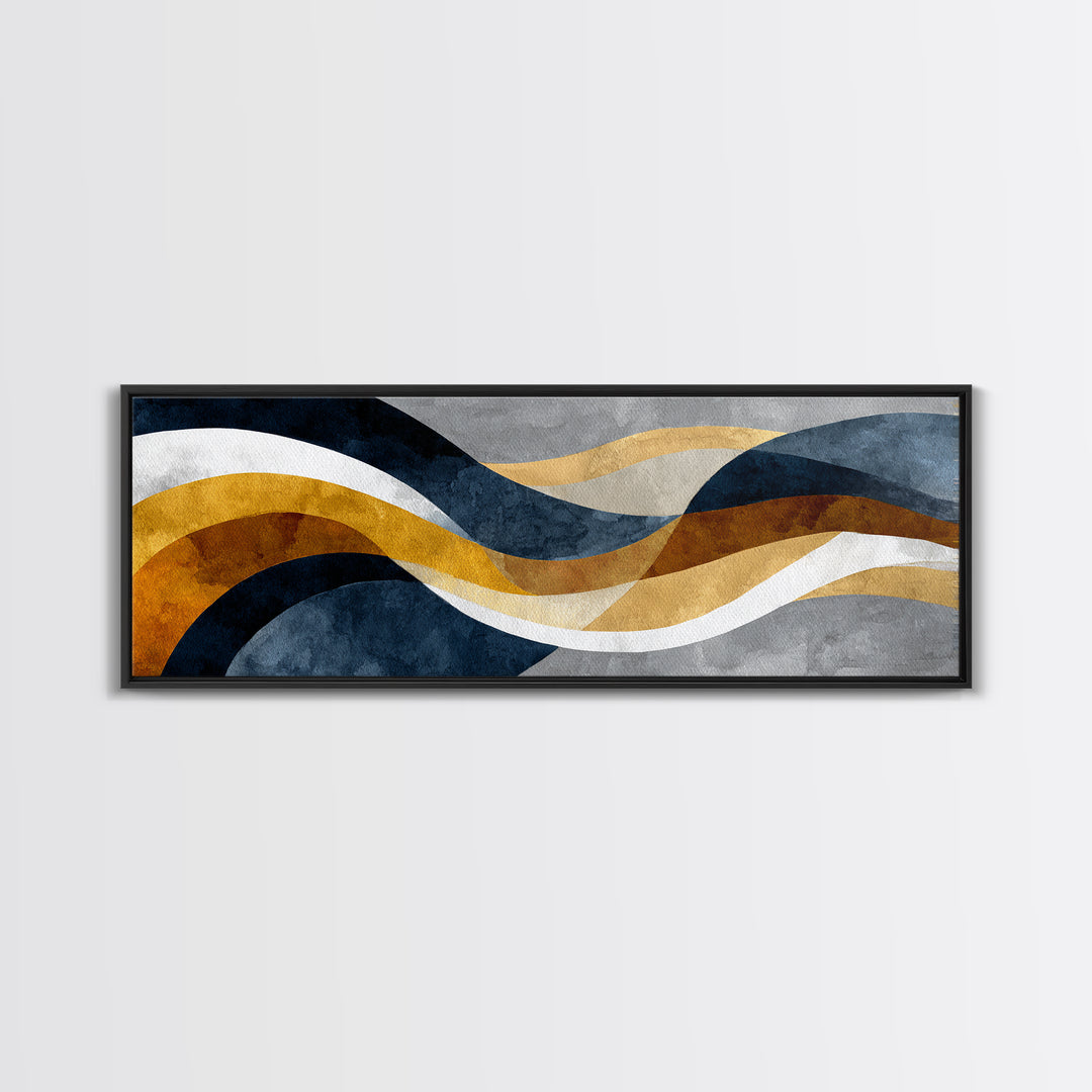 Monochrome Stone Texture Abstraction Canvas Print, Living Room Art, Apartment Decor, Living Room Decor, Fine Art, Living, LIR-3x1-13