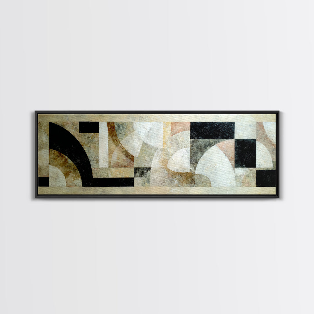 Monochrome Stone Texture Abstraction Canvas Print, Living Room Art, Bedroom Wall Art, Living Room Decor, Abstract Art, Living, LIR-3x1-61