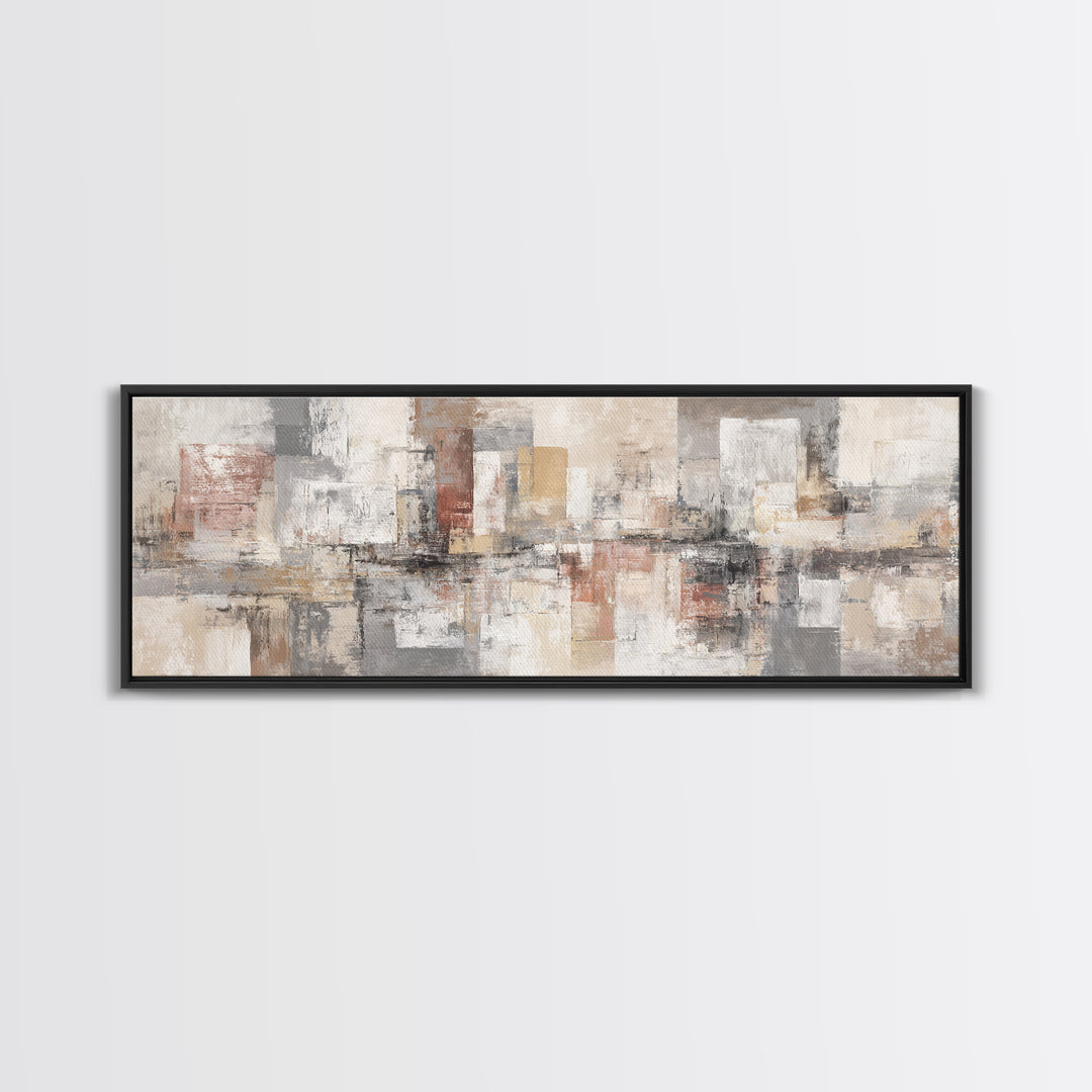 Oversized Line Figure Framed Canvas Print, Living Room Art, Living Room Wall Art, Living Room Decor, Fine Art, Living, LIR-3x1-81