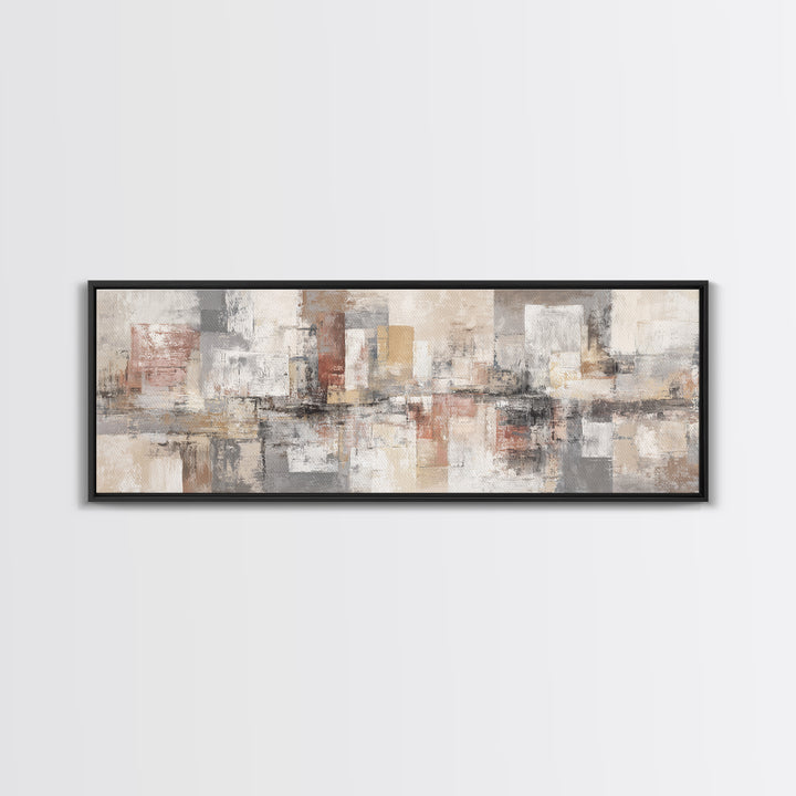 Oversized Line Figure Framed Canvas Print, Living Room Art, Living Room Wall Art, Living Room Decor, Fine Art, Living, LIR-3x1-81