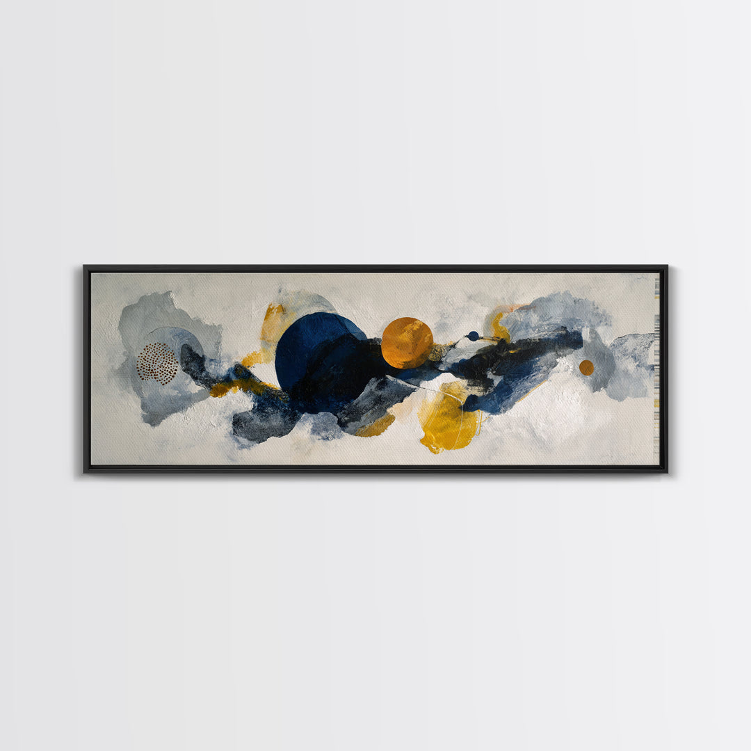 Monochrome Stone Texture Abstraction Canvas Print, Living Room Art, Bedroom Wall Art, Living Room Decor, Abstract Art, Living, LIR-3x1-85