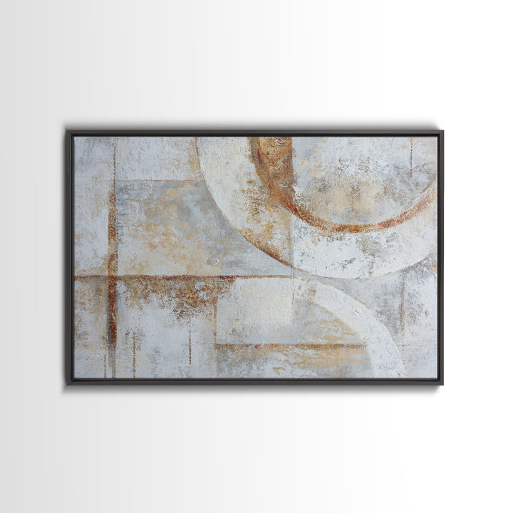 Textured Plaster Abstract Canvas Print, Living Room Art, Living Room Wall Art, Living Room Decor, Abstract Art, Living, LIR-3x2-33