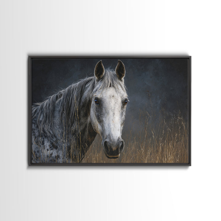 Contemporary Horse Portrait Canvas Print, Living Room Art, New Home Gift, Living Room Decor, Fine Art, Living, Gallery Decor, LIR-3x2-62