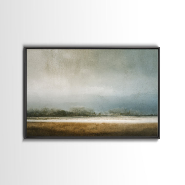 Minimal Scandinavian Forest Canvas Print, Living Room Art, Boho Decor, Living Room Decor, Fine Art, Living, Digital Prints, LIR-3x2-89