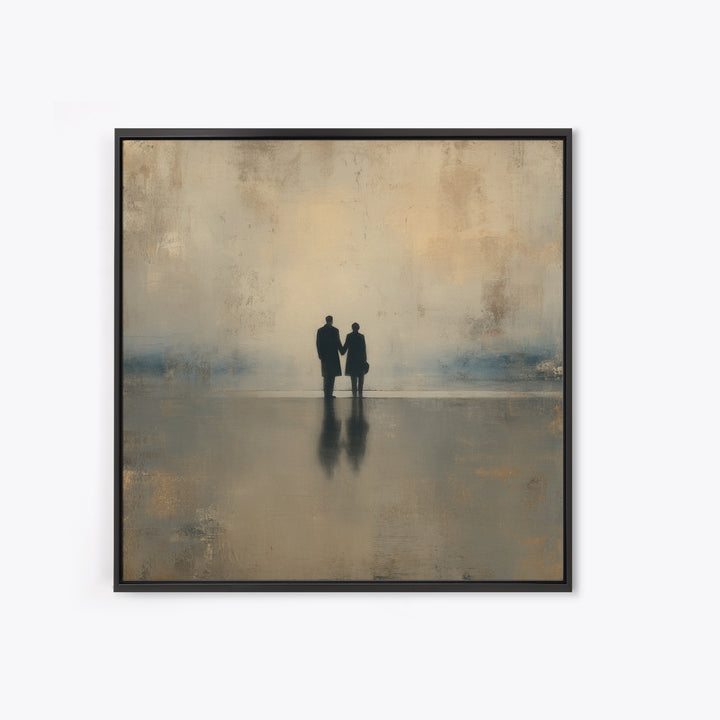 Diplomatic Handshake Silhouette Canvas Print, Law Office Art, Metal Wall Decor, Office Decor, Abstract Art, Counsel, LOA-1x1-19