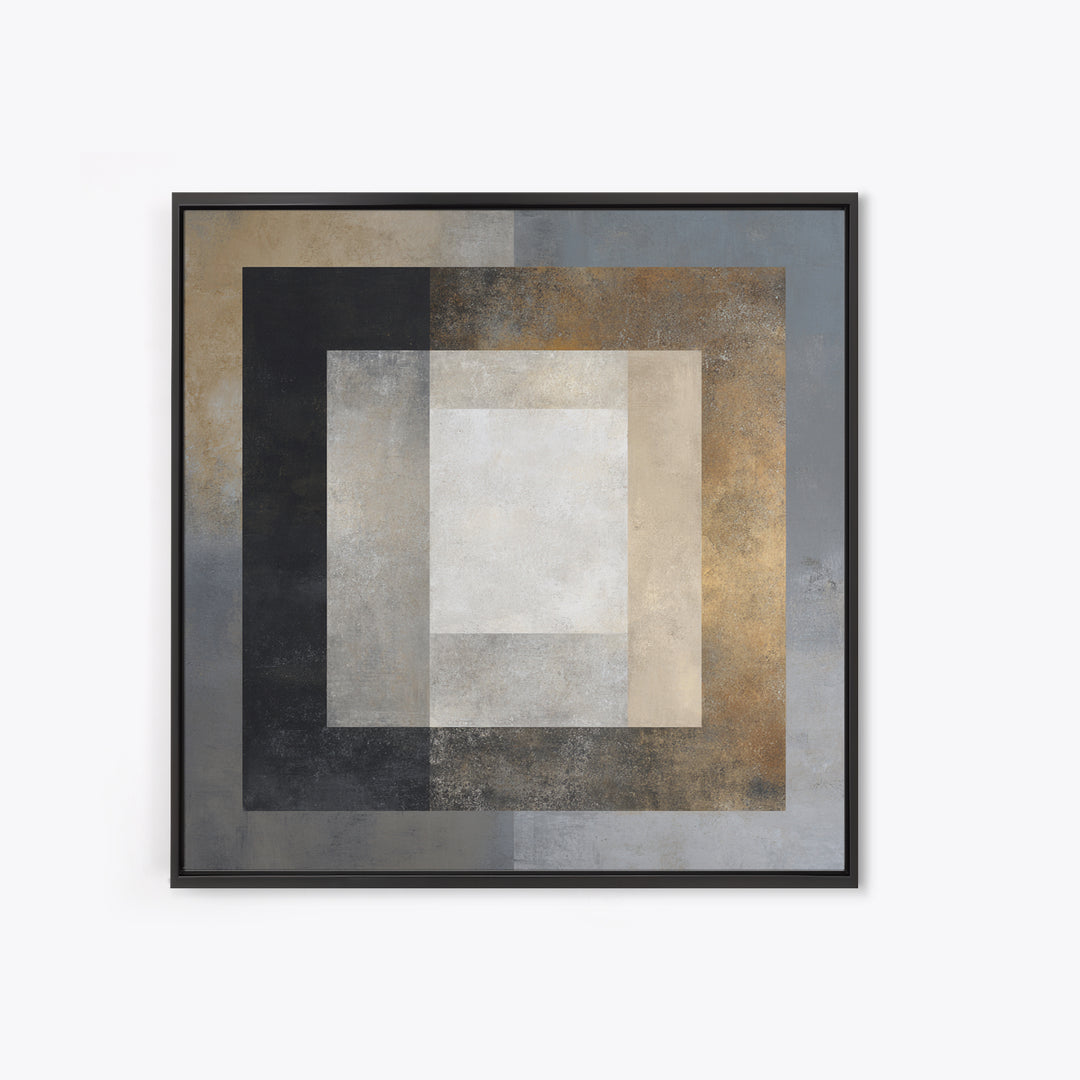 Balanced Geometric Forms Symbolizing Fairness Canvas Print, Law Office Art, Lawyer Office Decor, Office Decor, Counsel, LOA-1x1-29