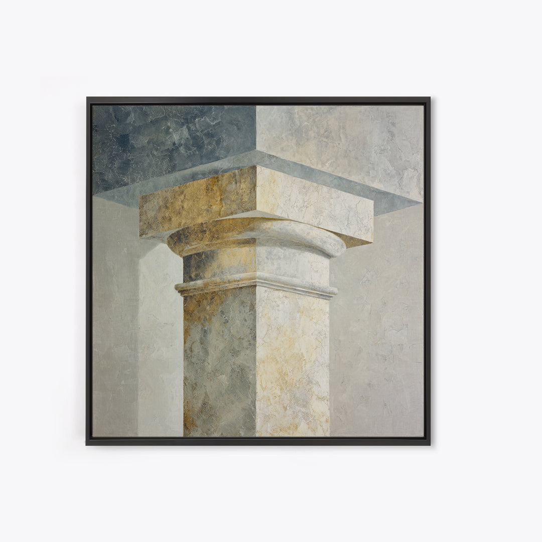 Marble Courthouse Column Study Without Building Scene Canvas Print, Law Office Art, Law School, Office Decor, Counsel, LOA-1x1-51