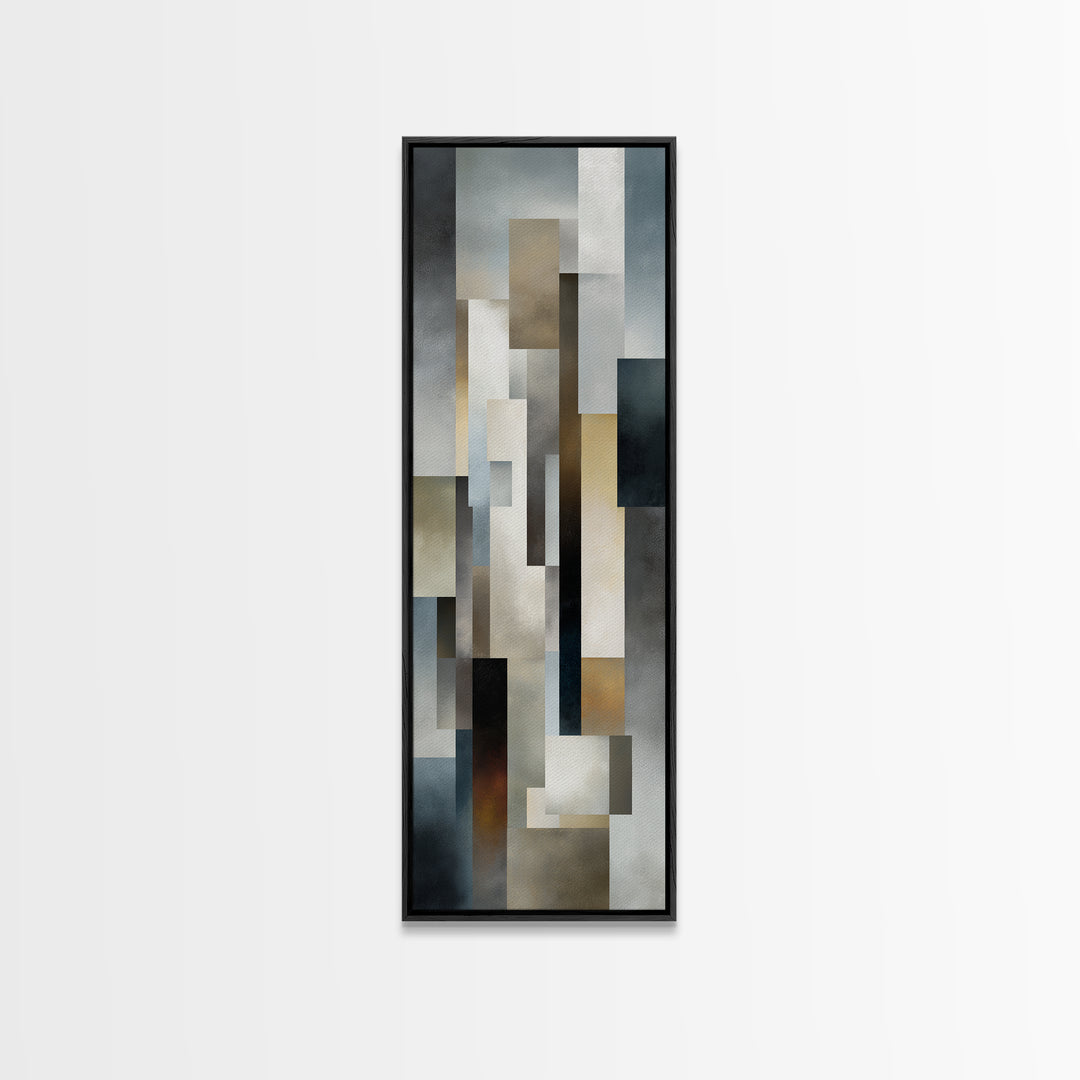 Balanced Geometric Forms Symbolizing Fairness Canvas Print, Law Office Art, Modern Decor, Office Decor, Fine Art, Counsel, LOA-1x3-17