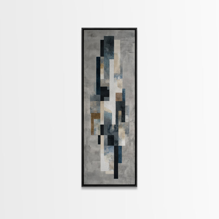 Balanced Geometric Forms Symbolizing Fairness Canvas Print, Law Office Art, Office Wall Decor, Office Decor, Abstract Art, LOA-1x3-89