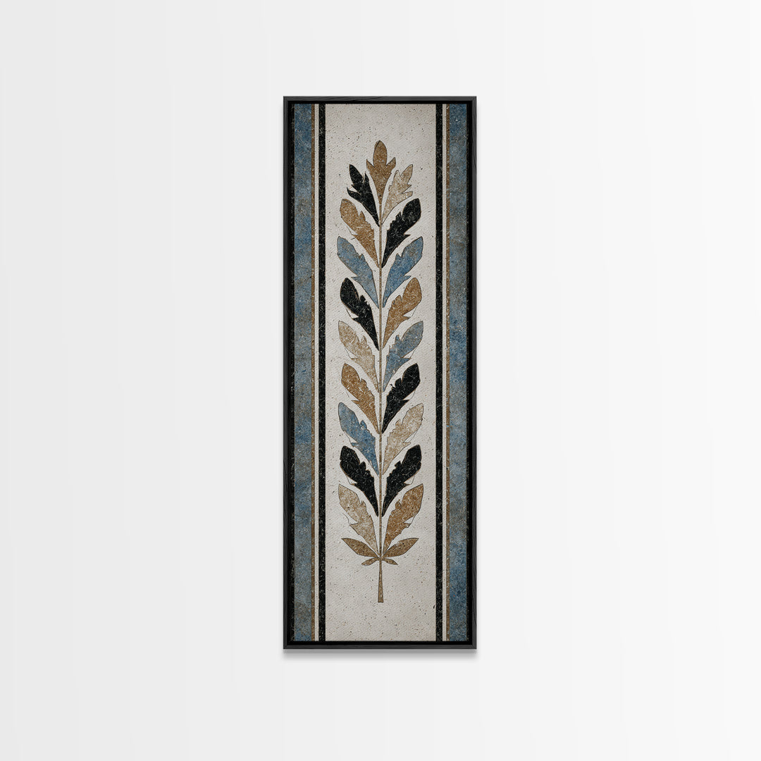 Roman Laurel Wreath Framed Canvas Print, Law Office Art, Printable Art, Office Decor, Fine Art, Counsel, Lawyer, Butterfly Art, LOA-1x3-92