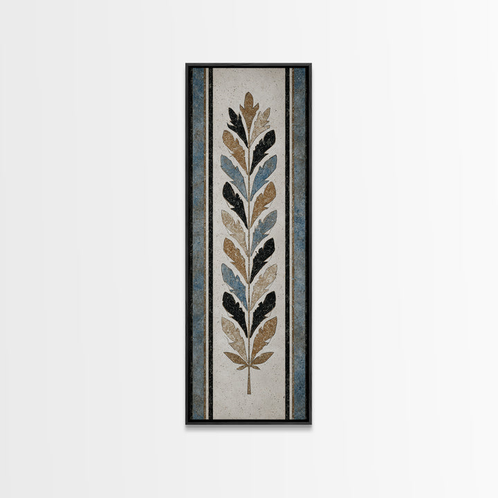 Roman Laurel Wreath Framed Canvas Print, Law Office Art, Printable Art, Office Decor, Fine Art, Counsel, Lawyer, Butterfly Art, LOA-1x3-92