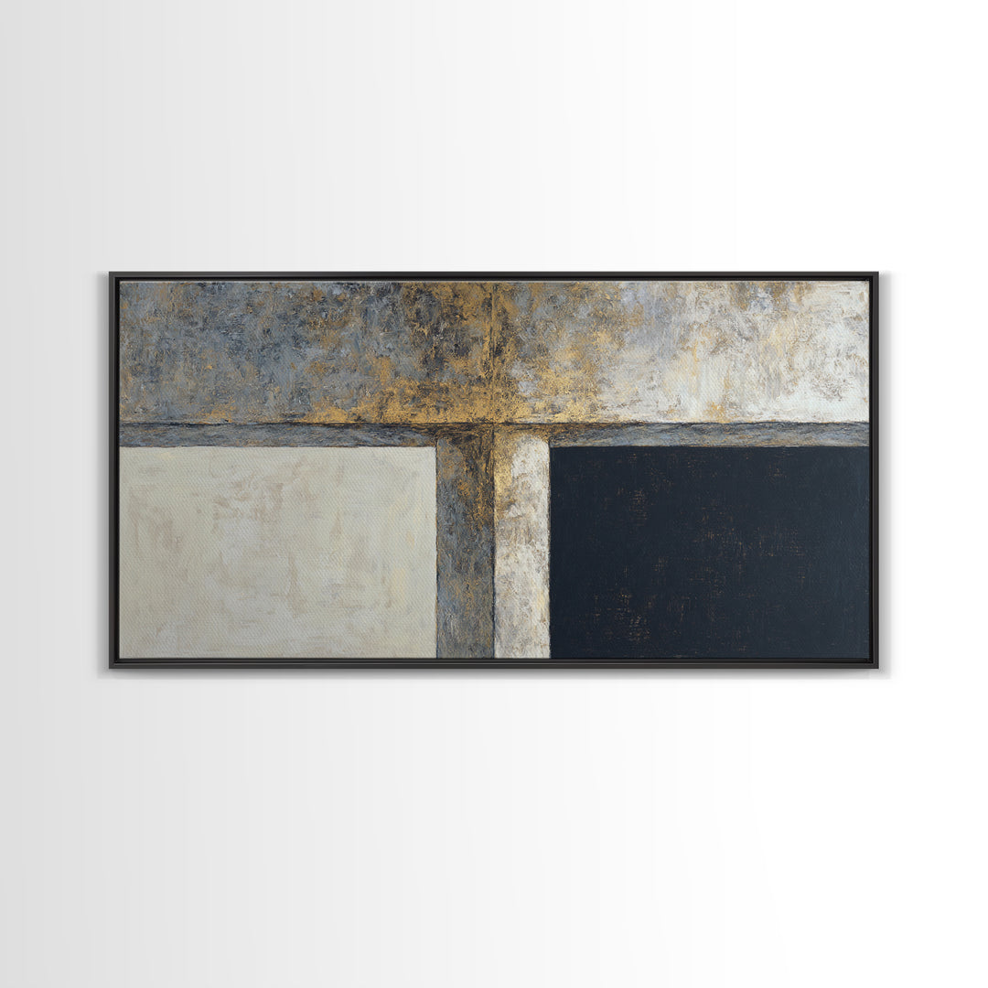 Architectural Arch and Column Abstraction Framed Canvas Print, Law Office Art, Fine Art Print, Office Decor, Abstract Art, LOA-2x1-34