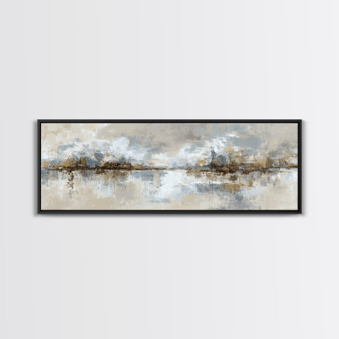 Diplomatic Handshake Silhouette Canvas Print, Law Office Art, Home Office Decor, Office Decor, Abstract Art, Counsel, LOA-3x1-11
