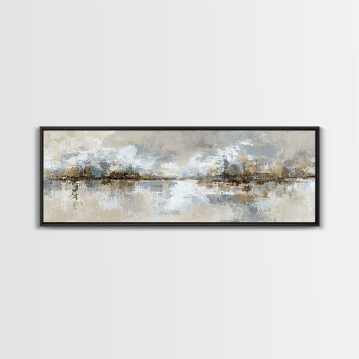 Diplomatic Handshake Silhouette Canvas Print, Law Office Art, Home Office Decor, Office Decor, Abstract Art, Counsel, LOA-3x1-11