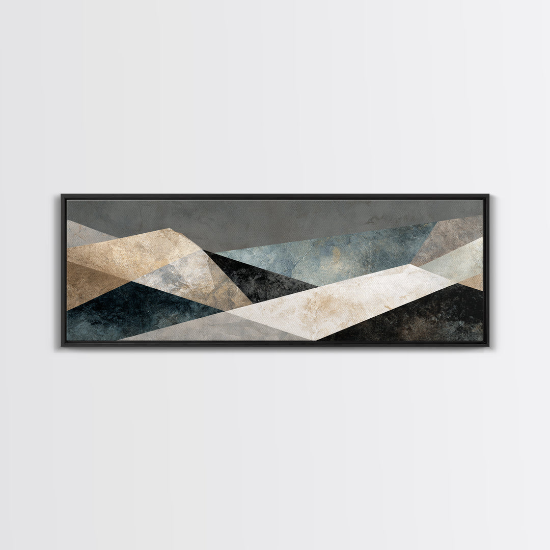 Balanced Geometric Forms Symbolizing Fairness Canvas Print, Law Office Art, Metal Wall Decor, Office Decor, Abstract Art, LOA-3x1-45