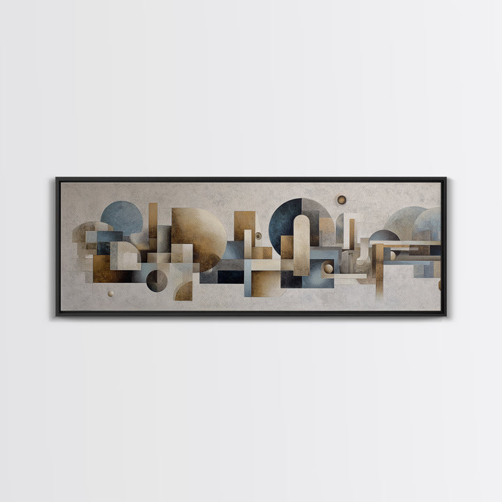 Balanced Geometric Forms Symbolizing Fairness Canvas Print, Law Office Art, Lawyer Gift, Office Decor, Fine Art, Counsel, LOA-3x1-93