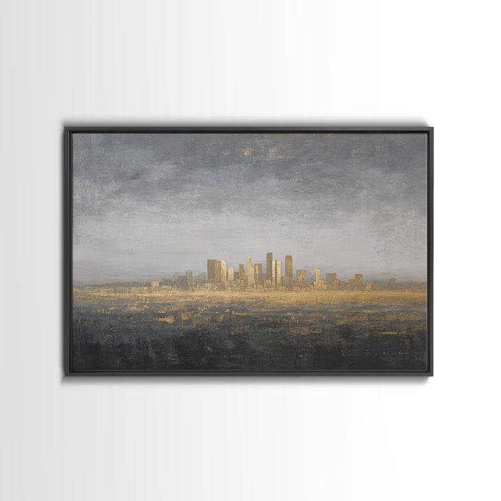Quiet City Skyline Canvas Print, Law Office Art, Lawyer Sign, Office Decor, Fine Art, Counsel, Art Print, Room Decor, LOA-3x2-88