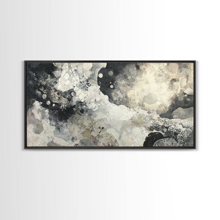 White Shirt on Hanger Framed Canvas Print, Laundry Room Art, Oil Painting, Living Room Decor, Clean, Farmhouse Wall Decor, LRA-2x1-65