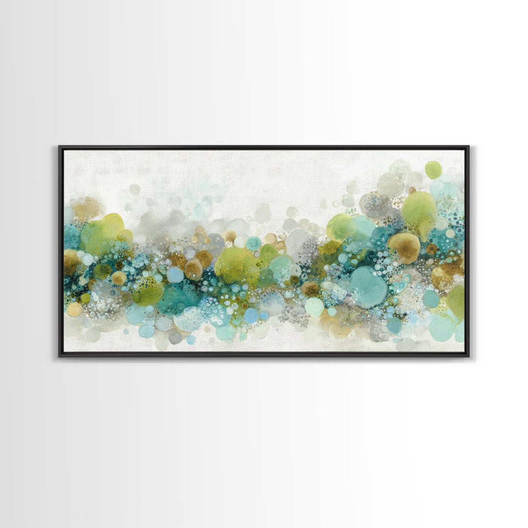 Abstract Suds and Bubbles Canvas Print, Laundry Room Art, Living Room Decor, Abstract Art, Clean, New Home Gift, LRA-2x1-66