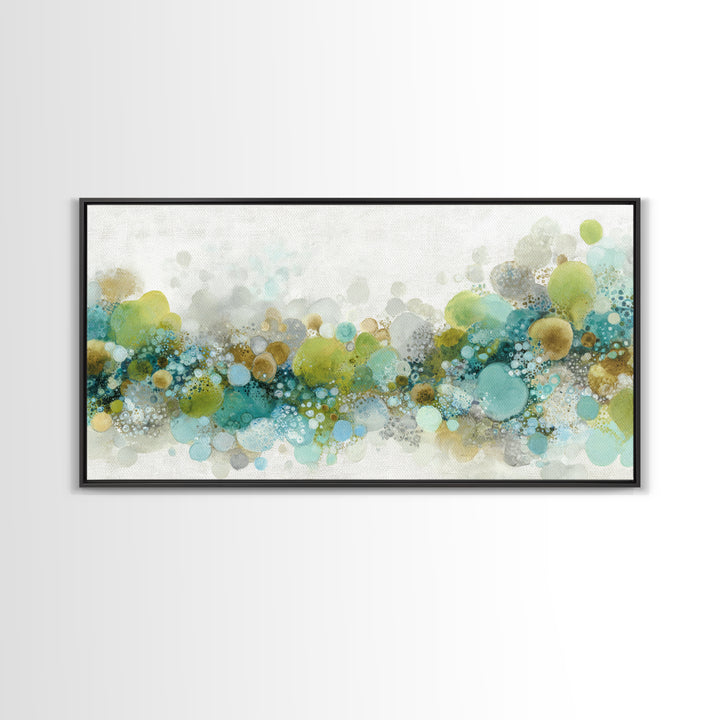 Abstract Suds and Bubbles Canvas Print, Laundry Room Art, Living Room Decor, Abstract Art, Clean, New Home Gift, LRA-2x1-66