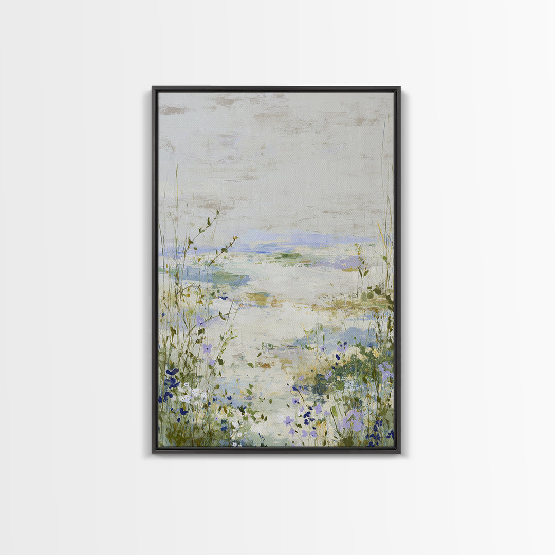 Fresh Air Meadow Landscape for Clean Mood Canvas Print, Laundry Room Art, Statement Artwork, Living Room Decor, Fine Art, Clean, LRA-2x3-31
