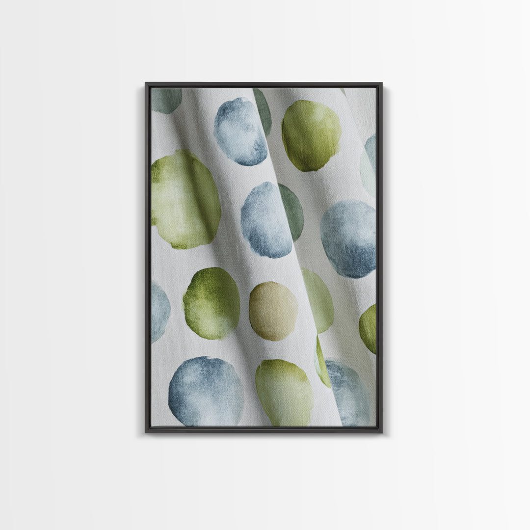 Soap Bubbles Rendered as Playful Abstract Circles Canvas Print, Laundry Room Art, Digital Wall Art, Living Room Decor, Clean, LRA-2x3-86